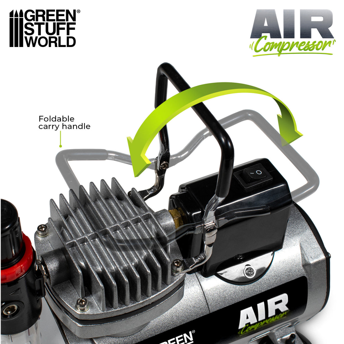 Green Stuff World Airbrush Compressor - Kompresor za Airbrush