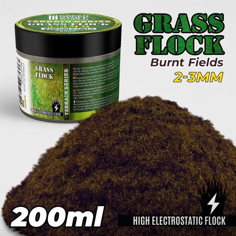 Static Grass Burnt Fields | Statička trava 2-3mm spaljena polja 200ml
