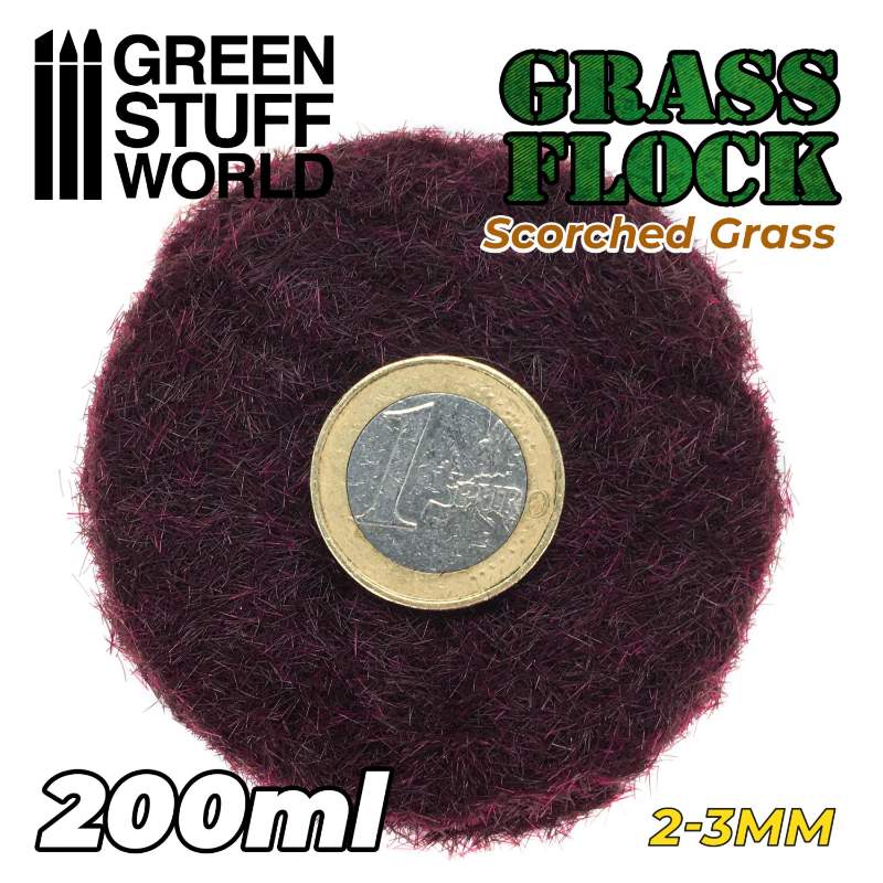 Static Grass Flock Scorched Brown | Statička trava 2-3mm spaljeno braon 200ml