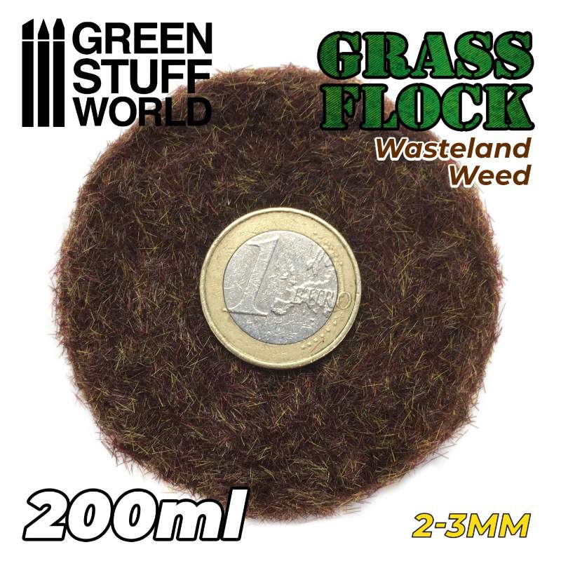 Static Grass Flock Wasteland Weed | Statička trava 2-3mm pustoš 200ml