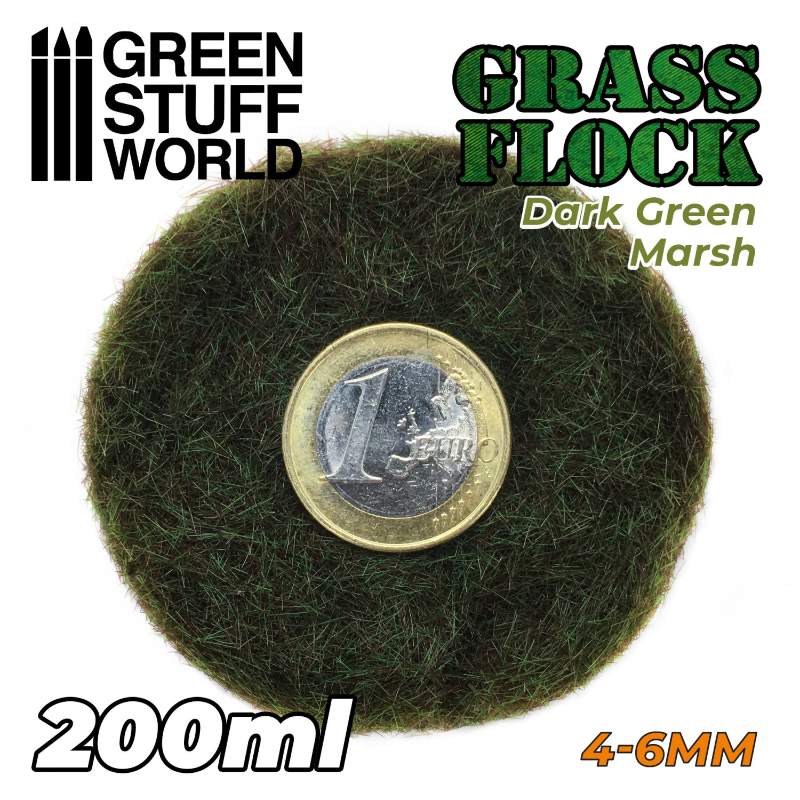 Static Grass Dark Green Marsh | Statička trava 4-6mm tamno zelena močvarna 200ml