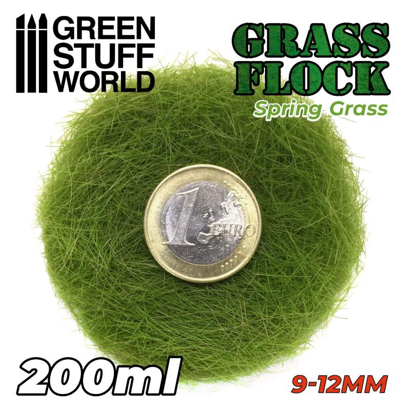 Static Grass 9-12mm Spring Grass | Statička trava 9-12mm prolećna zelena 200ml