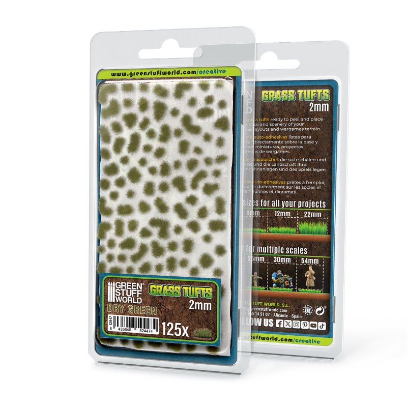 Static Grass Tufts 2mm Burnt Brown | Buseni trave 2mm suvo braon