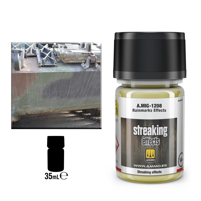Ammo Streaking Rainmarks Effects za makete efekat kiše