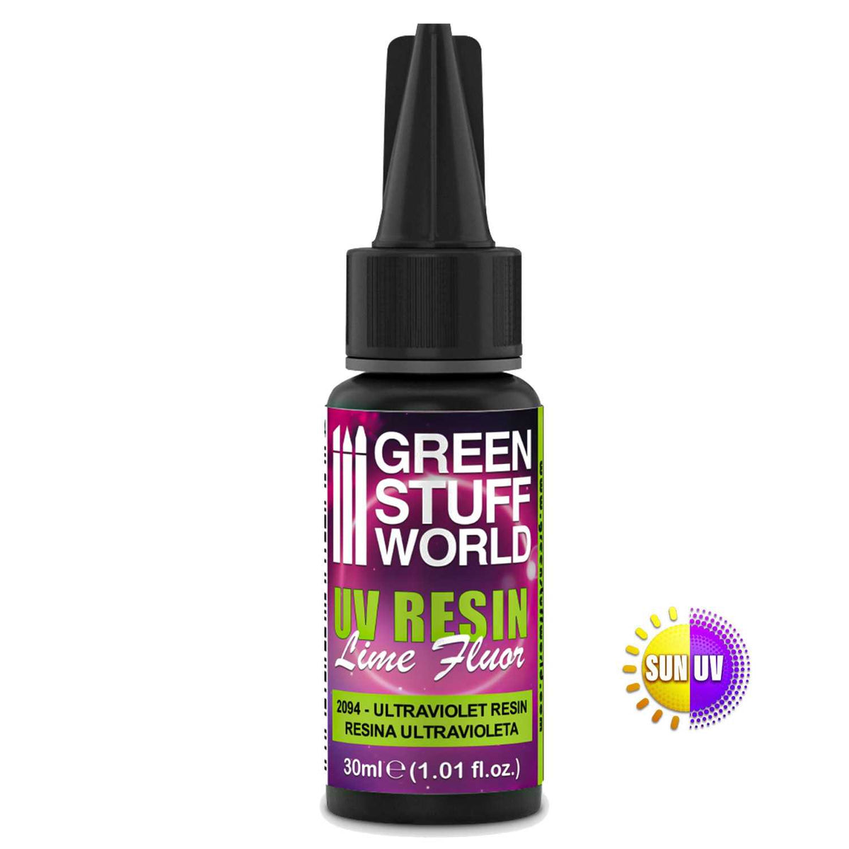 UV Resin 30ml Toxic Effect – bočica UV smole za preciznu 3D štampu i fantazijske efekte