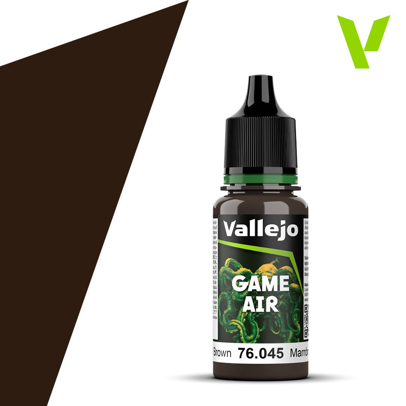 Vallejo Charred Brown 18ml - Game Air 76.045