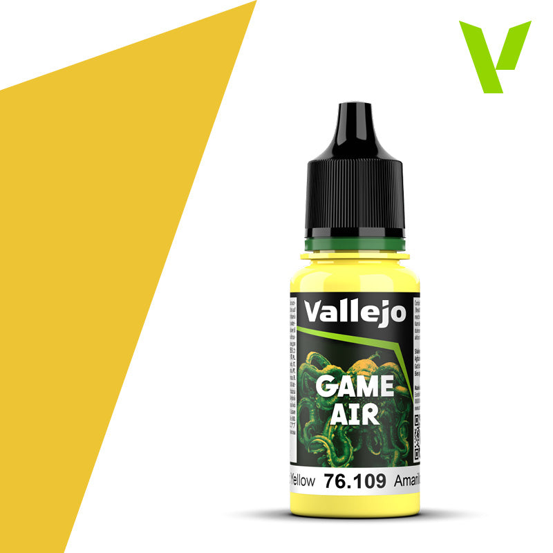 Vallejo Toxic Yellow 18ml - Game Air 76.109