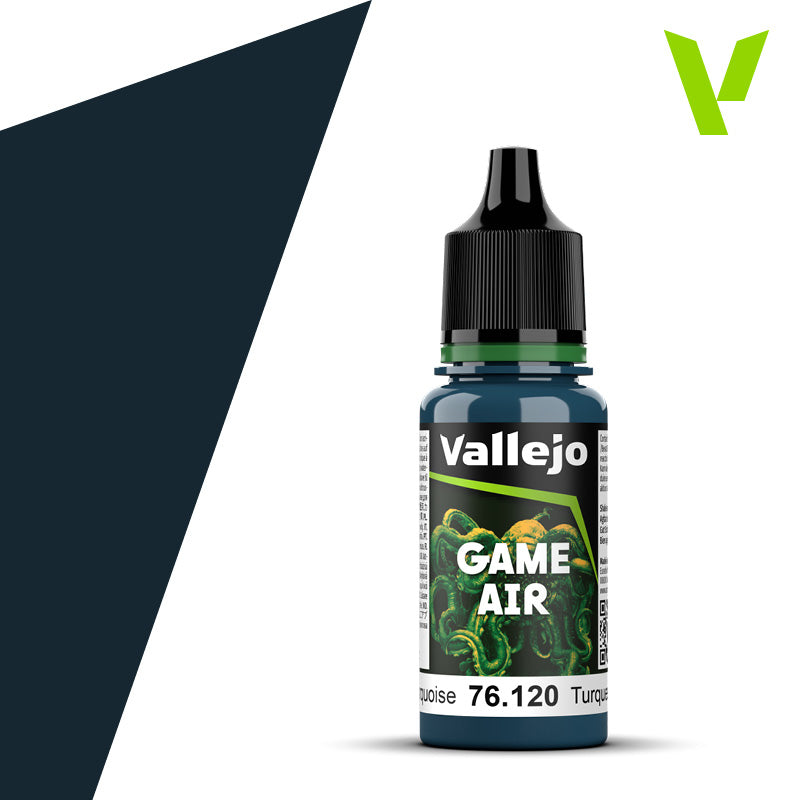 Vallejo Abyssal Turquoise 18ml - Game Air 76.120