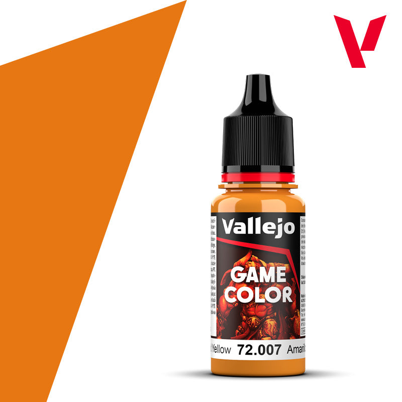 Vallejo Gold Yellow 18ml Game Color 72.007, akrilna boja za figure i minijature