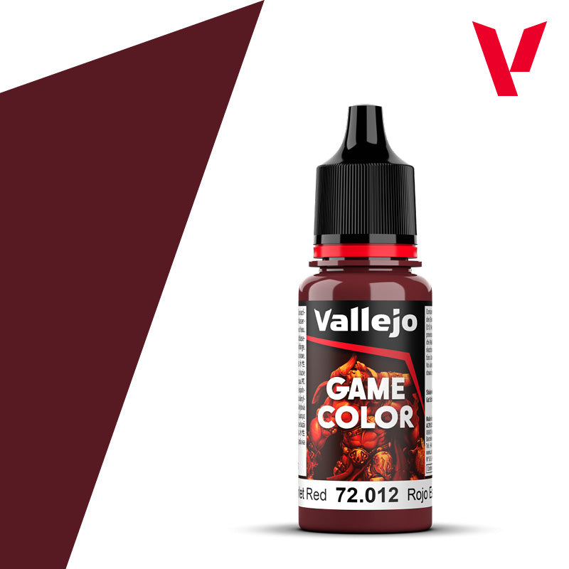 Vallejo Scarlet Red 18ml - Game Color 72.012