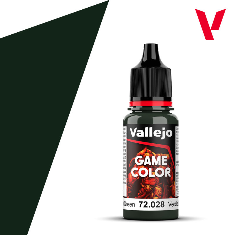 Vallejo Dark Green 18ml - Game Color 72.028