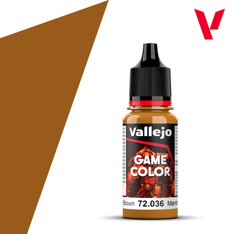 Vallejo Bronze Brown 18ml - Game Color 72.036