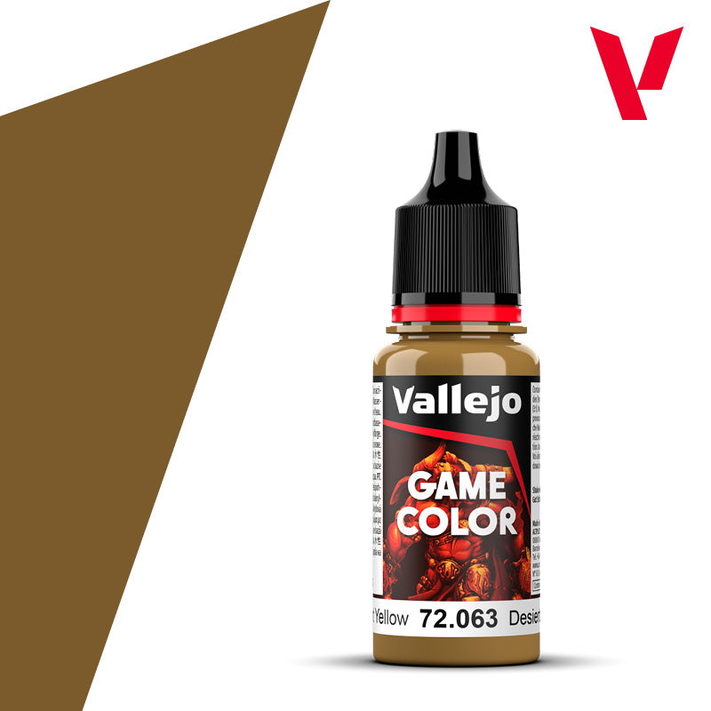 Vallejo Desert Yellow 18ml - Game Color 72.063