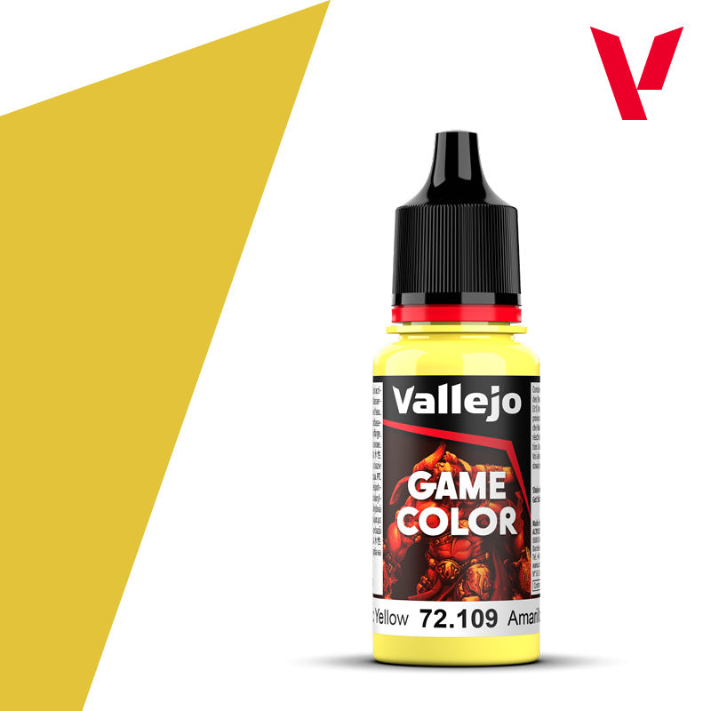 Vallejo Toxic Yellow 18ml Game Color 72.109, akrilna boja za figure i minijature