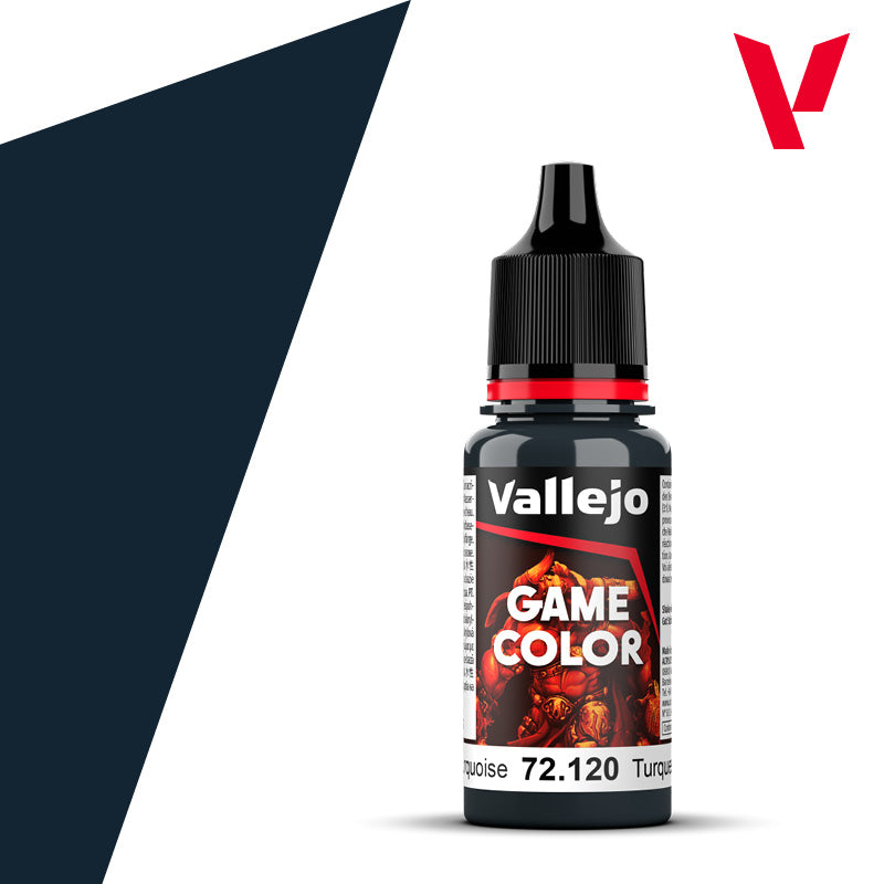 Vallejo Abyssal Turquoise 18ml - Game Color 72.120