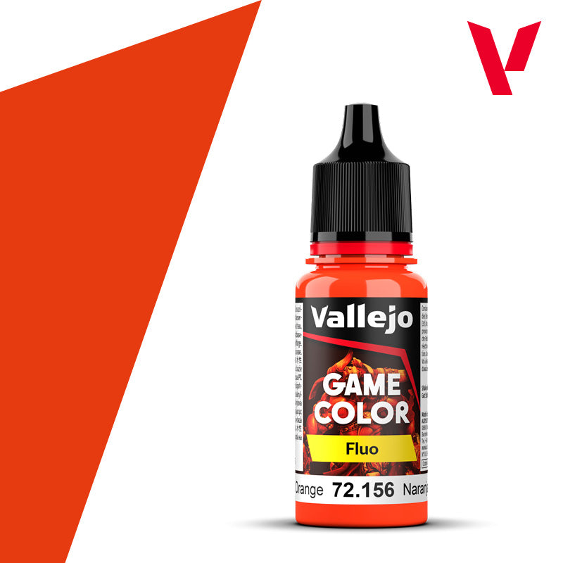 Vallejo Fluorescent Orange 18ml - Game Color 72.156