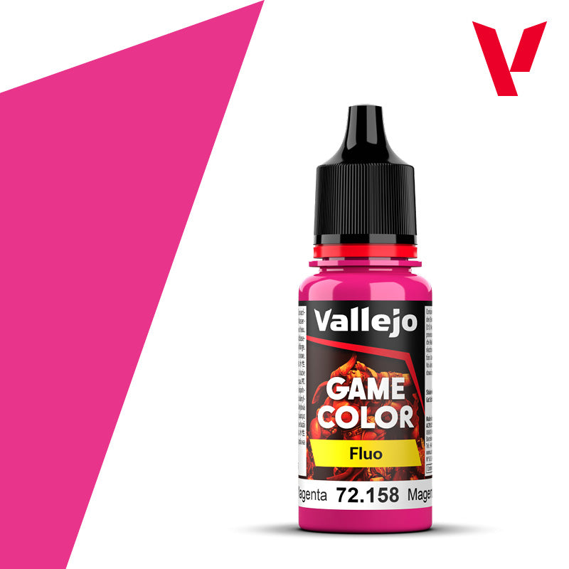 Vallejo Fluorescent Magenta 18ml - Game Color 72.158