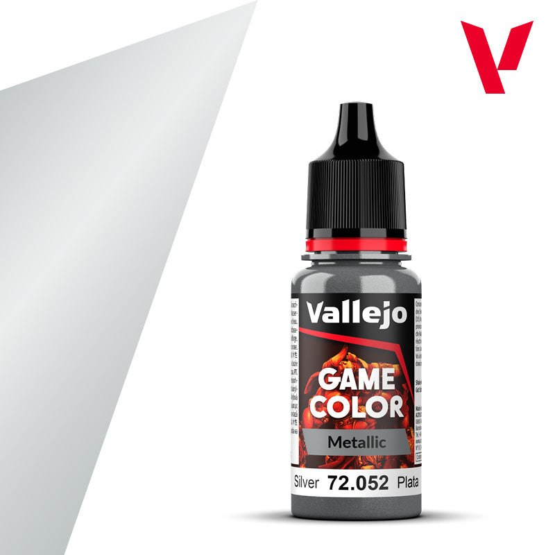 Vallejo Silver 18ml - Game Color 72.052