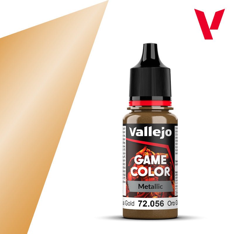 Vallejo Glorious Gold 18ml - Game Color 72.056