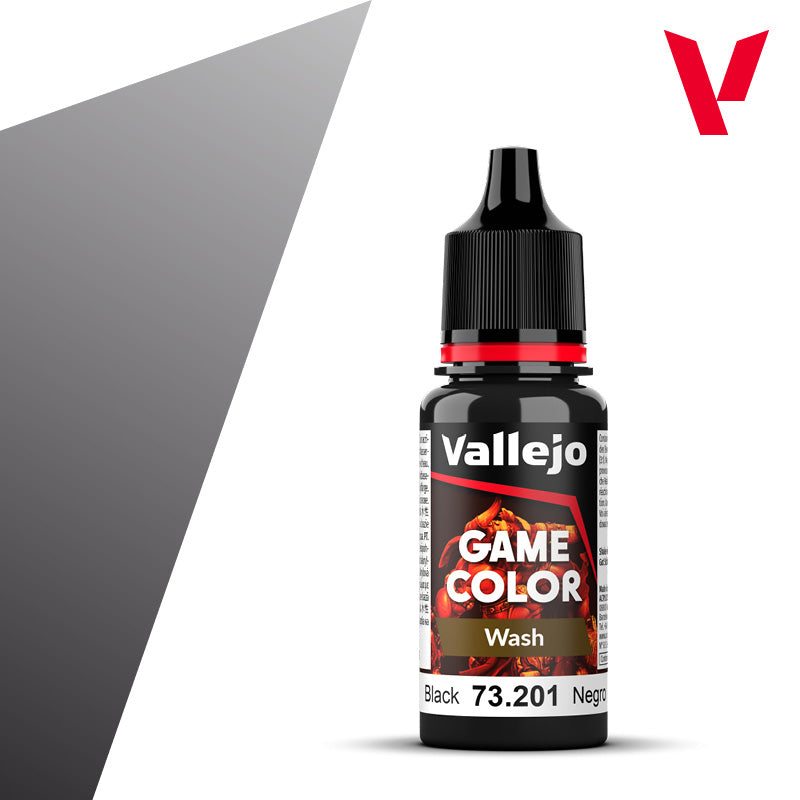 Vallejo Black Wash 17ml Mecha Color 73.201, akrilna boja za mecha i robote