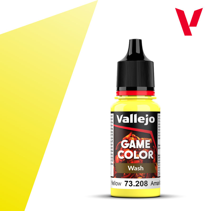 Vallejo Yellow Wash 17ml Mecha Color 73.208, akrilna boja za mecha i robote