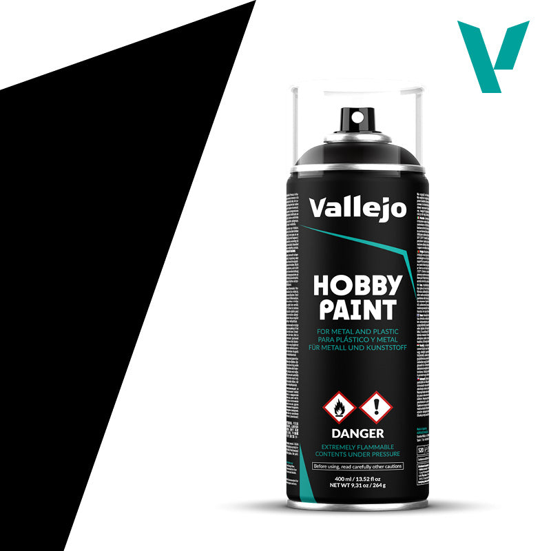 Vallejo Hobby Paint Spray Black - Crni Sprej Primer 28.012