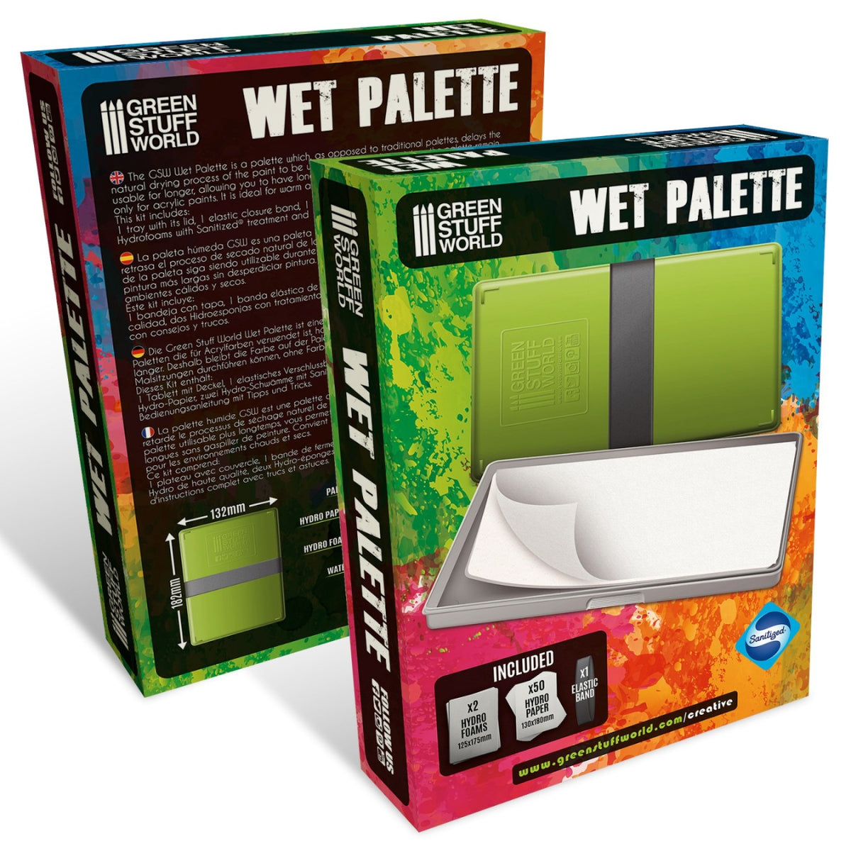 Miniature Wet Palette Set | Vlažna paleta za miniature set
