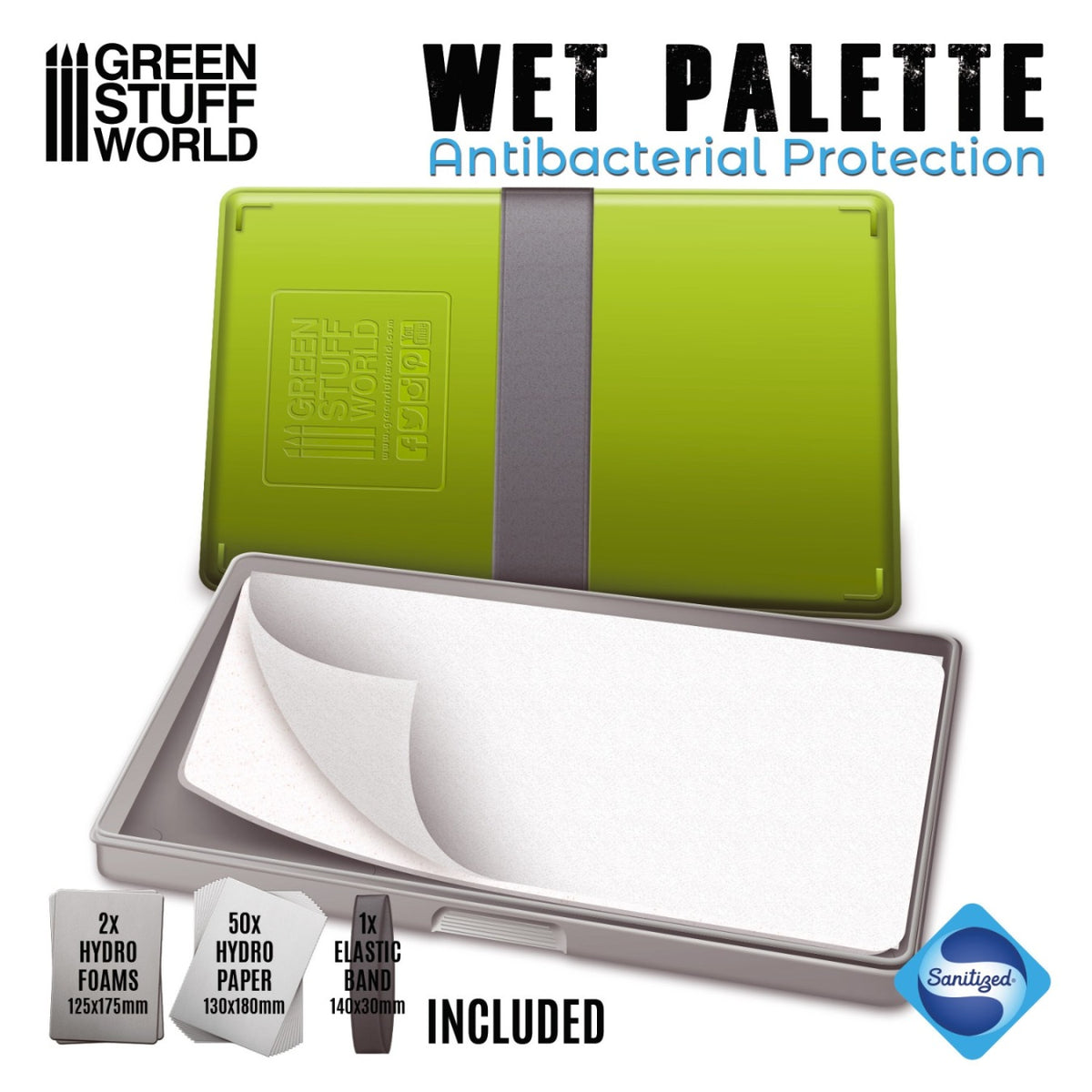 Miniature Wet Palette Set | Vlažna paleta za miniature set