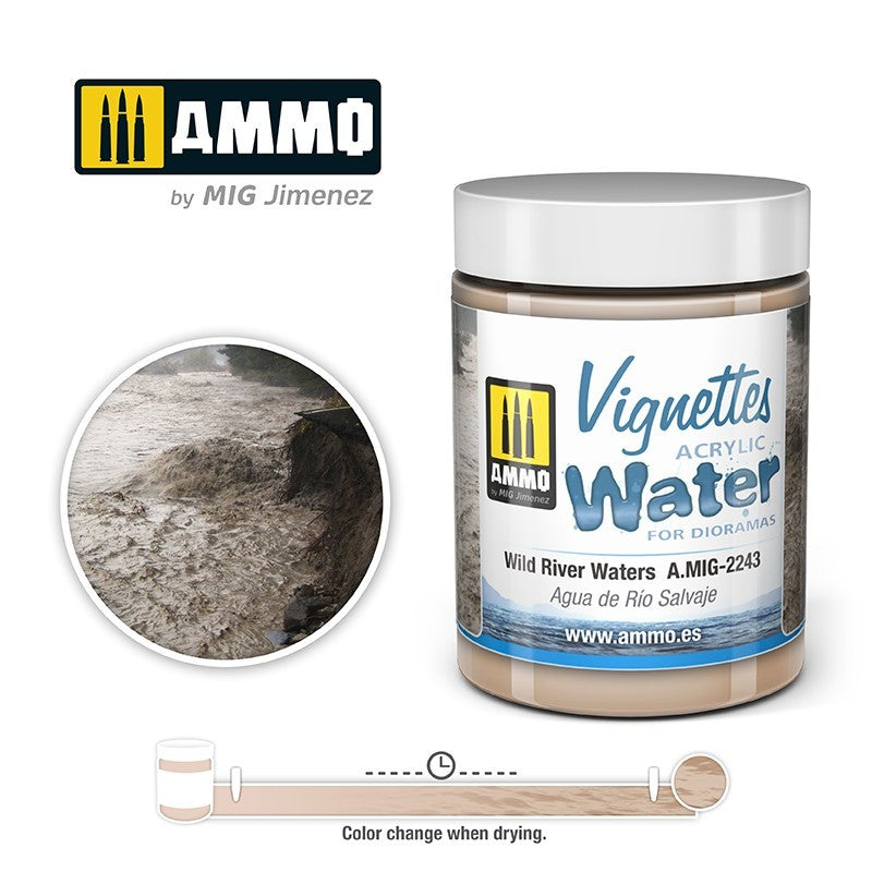 Ammo Vignettes Wild River Waters tekstura vode za makete

Rečna voda za diorame i pejzaže